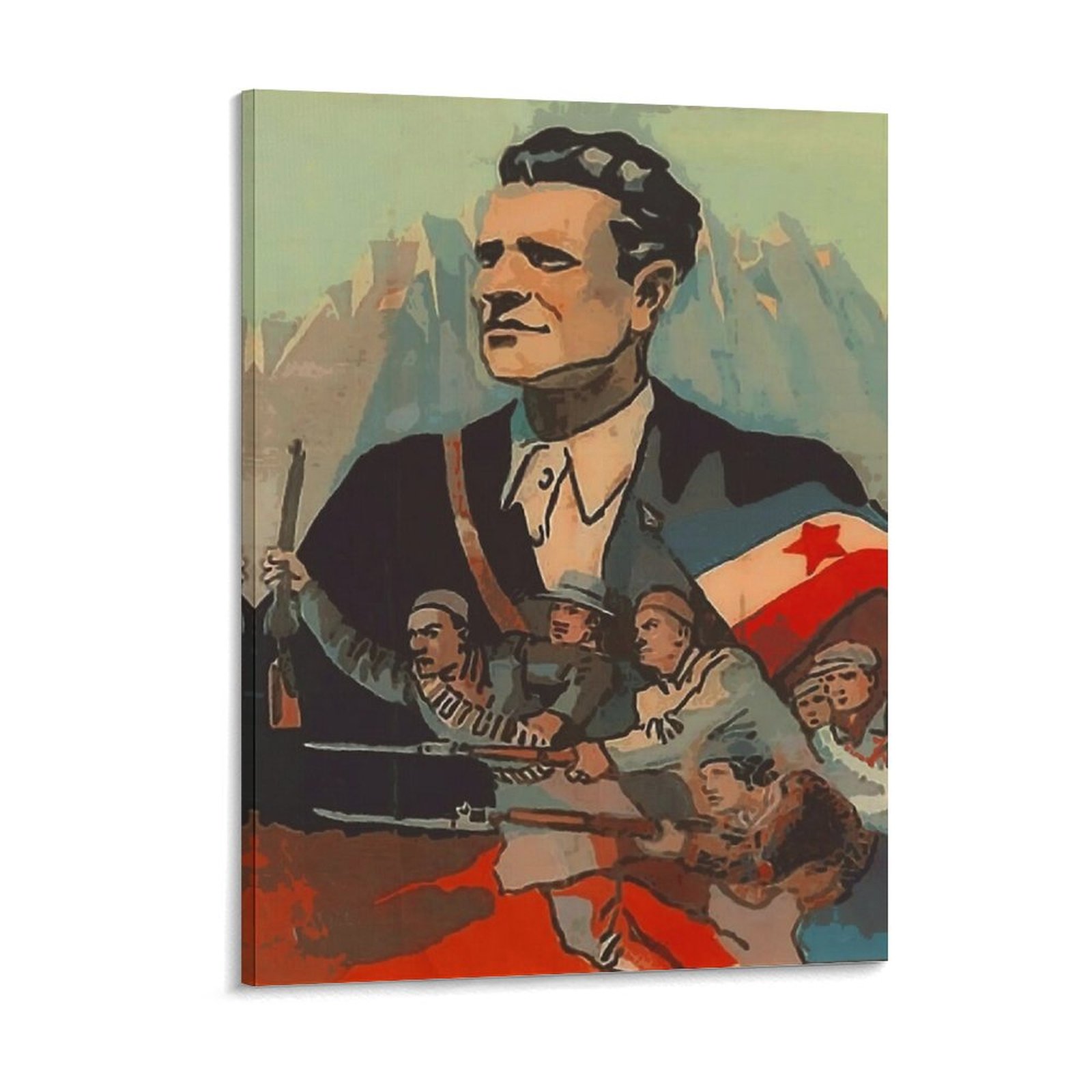 Home Cinema Usa - Jugosławia Josip Broz Tito Plakat Stary