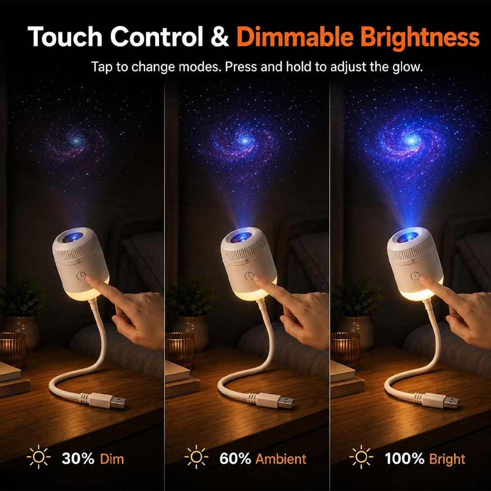 Home Cinema Led Projector - 24 slajdy obrotowego projektora gwieździstego nieba