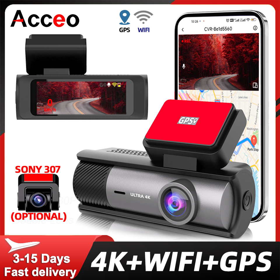 Home Cinema Blu Ray Sony - Kamera samochodowa ACCEO 4K z wbudowanym
