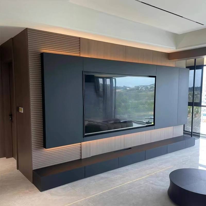 Home Cinema Furniture - Narożnik Meblowy Szafka RTV Dekoracja Minimalistyczny