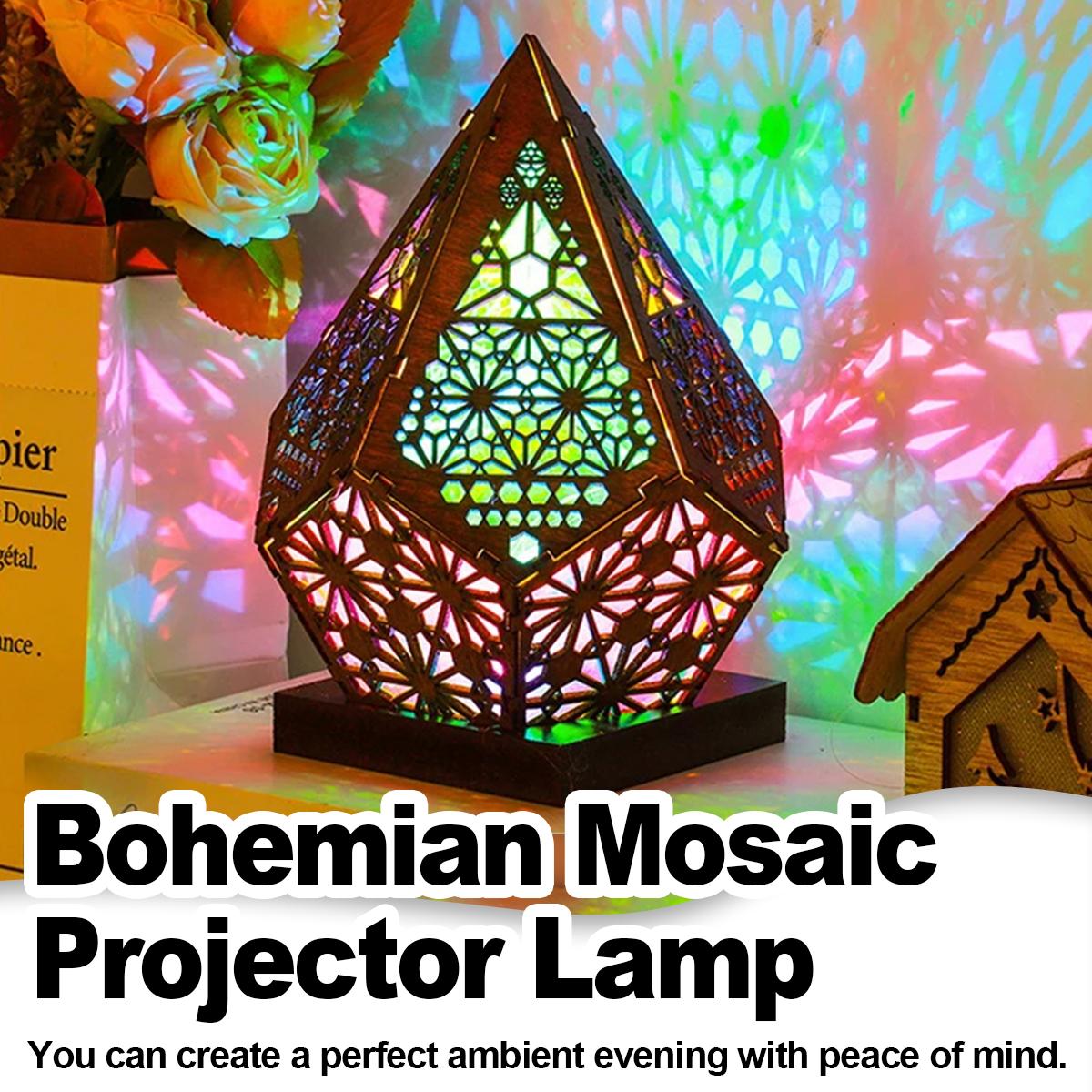 Home Cinema Led Projector - Usb Bohemian Led Lampa do projekcji