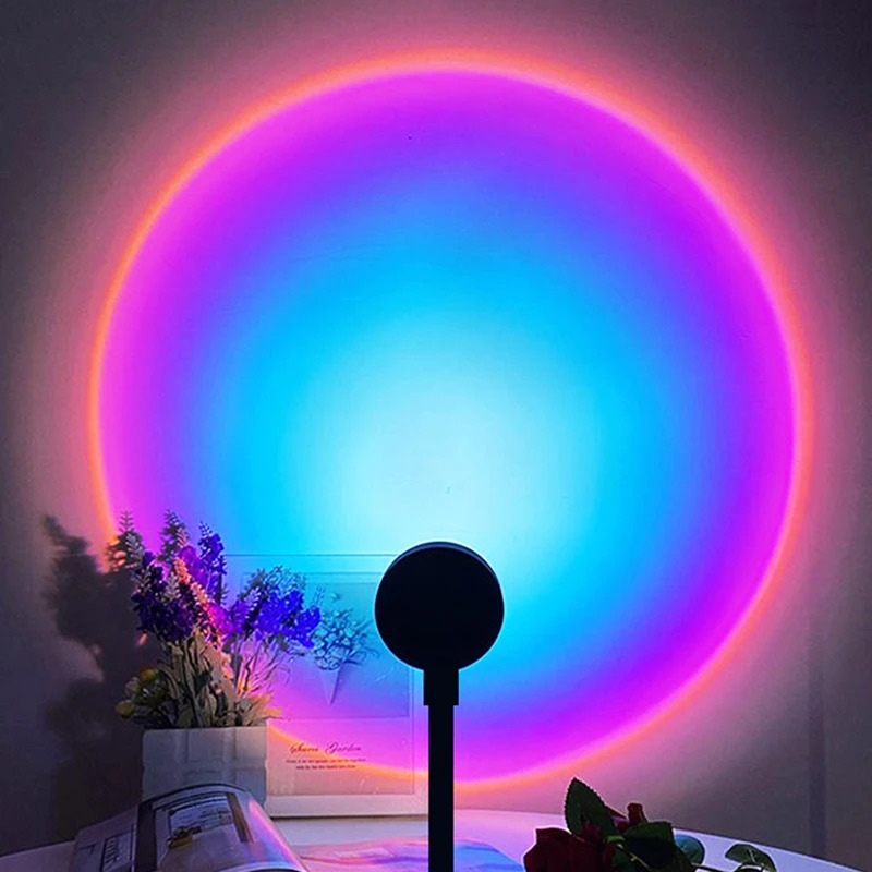 1-4 szt. Lampa Sunset LED Tęcz – Home Cinema Led Projector recenzja i cena