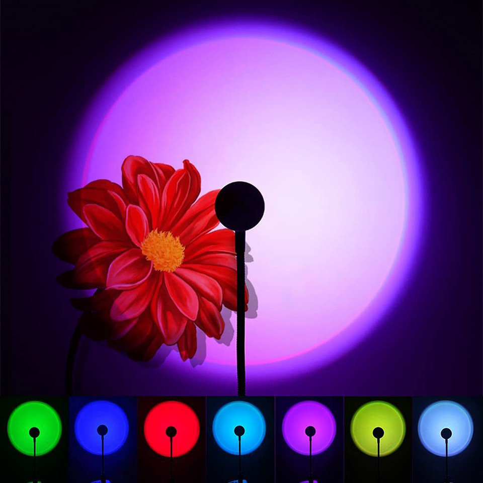 1x USB Sunset Lamp LED Rainbow – Home Cinema Led Projector recenzja i cena