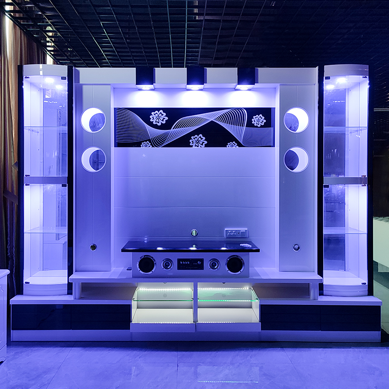 Meble do salonu Prosta drewnia – Home Cinema Furniture recenzja i cena